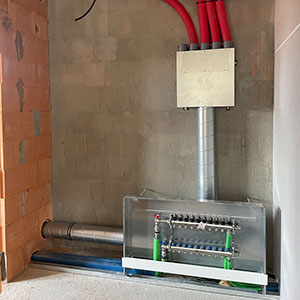 Sole-Wasser-Wärmepumpe und Lüftungsanlage